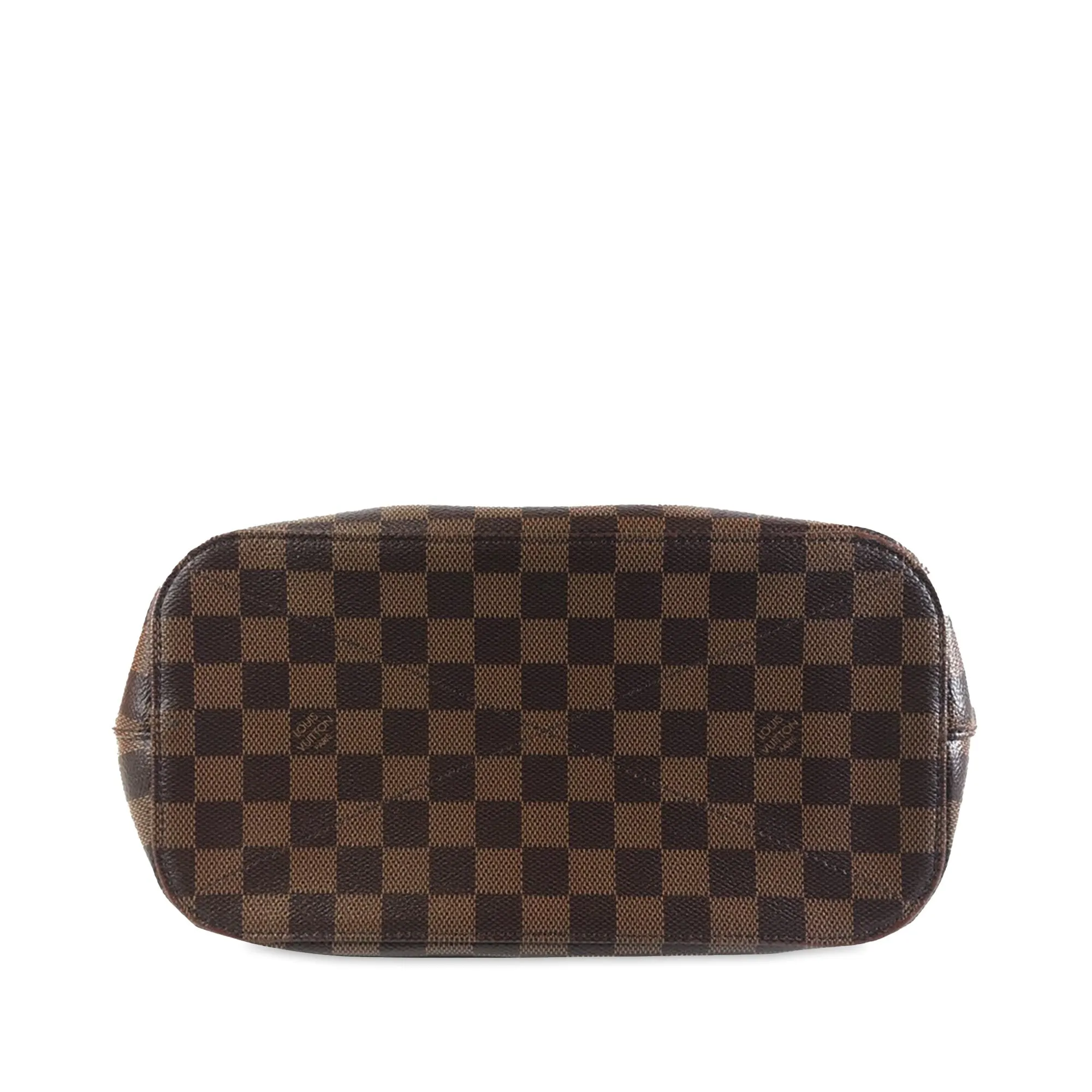 Brown Louis Vuitton Damier Ebene Siena MM Satchel