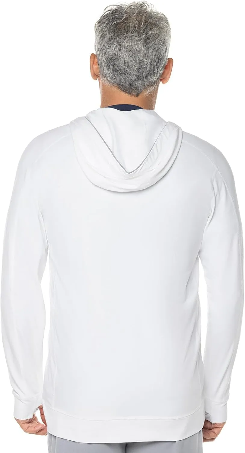 Coolibar UPF 50  Men's LumaLeo Full Zip Hoodie - Sun Protective