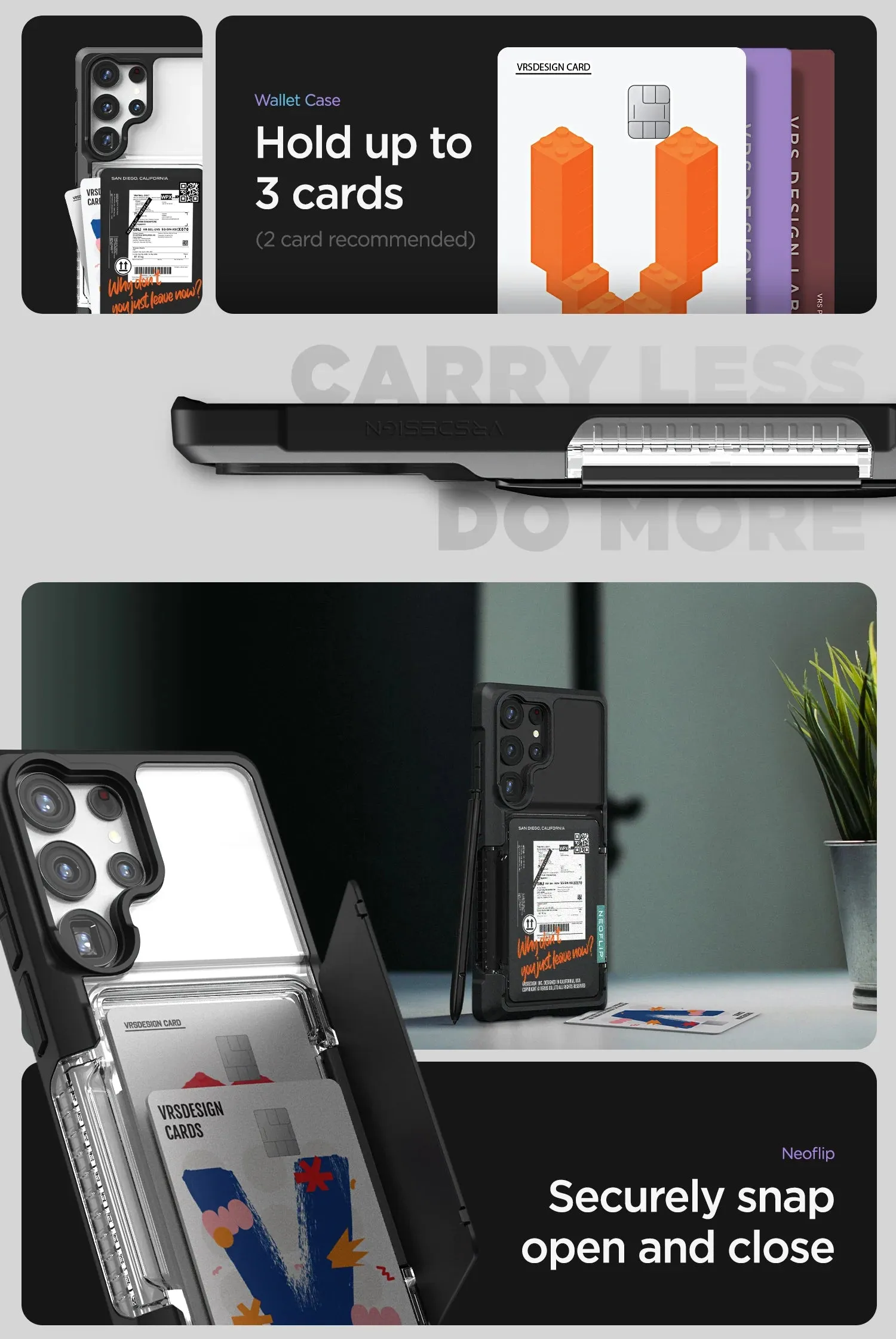 Galaxy S23 Ultra Case Neo Flip Travel Passport Series