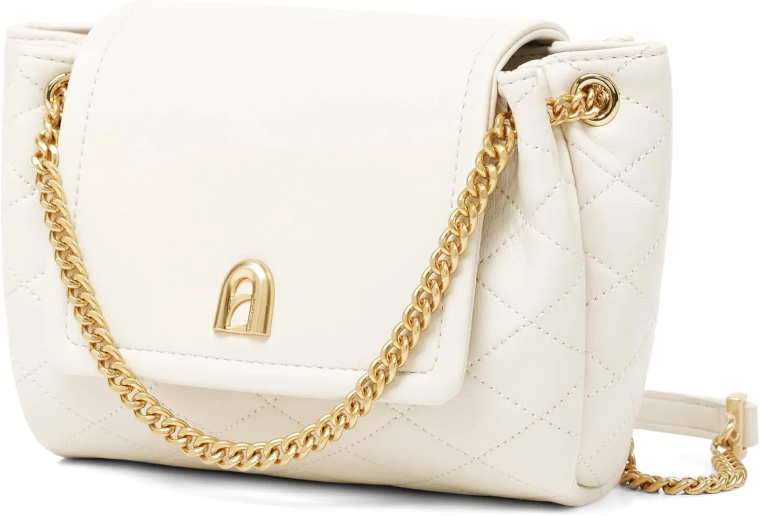 LAFESTIN Small Quilted Crossbody Bags For Women With Chain Strap, Trendy Shoulder Bag Soft Clutch Womens Crossbody Handbags
