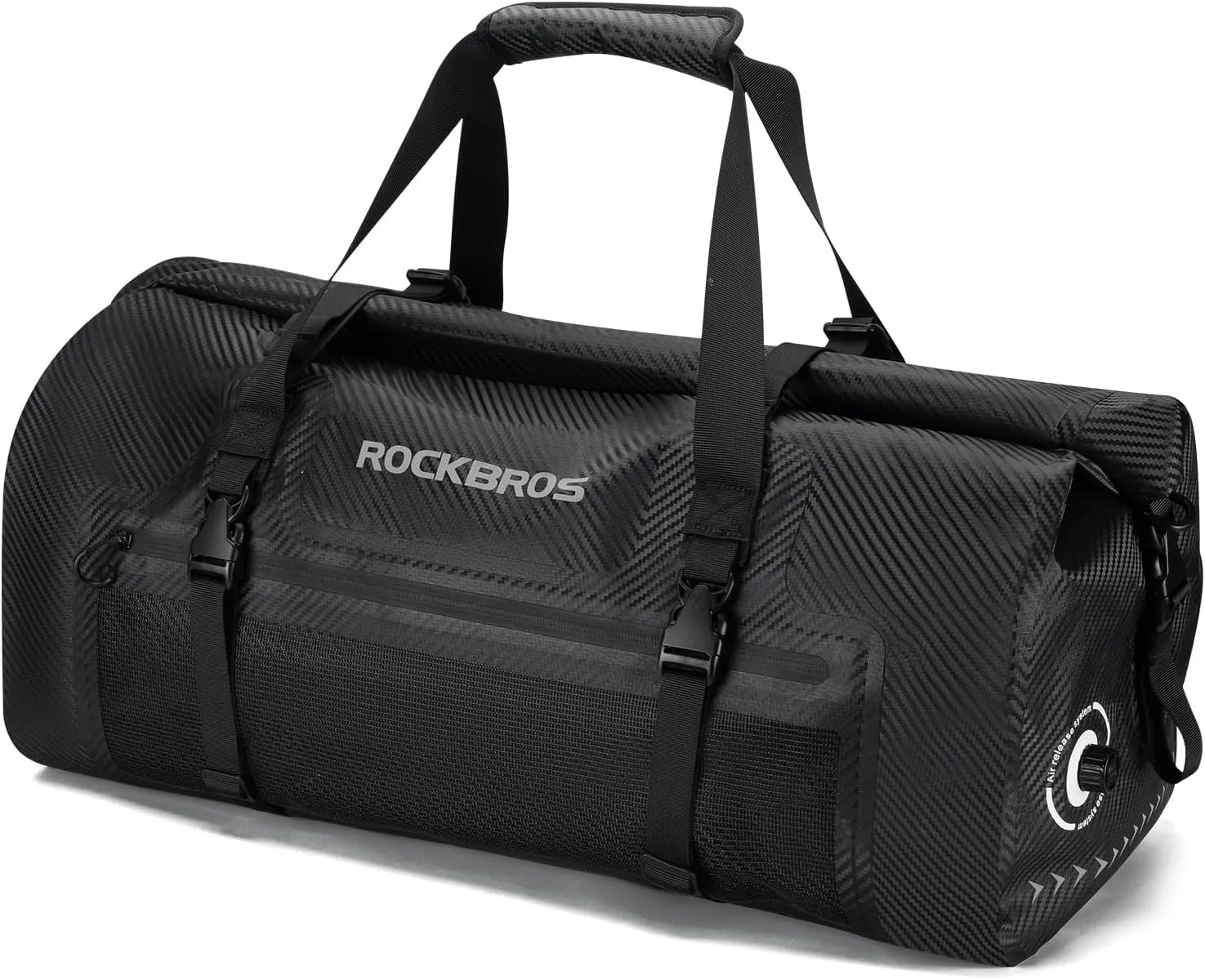 ROCKBROS Waterproof Duffel Bag 20-60L Motorcycle Travel Dry Duffel Bag for Motorcycling Boating Kayaking Camping Fishing Outdoor Adventure for Men Women