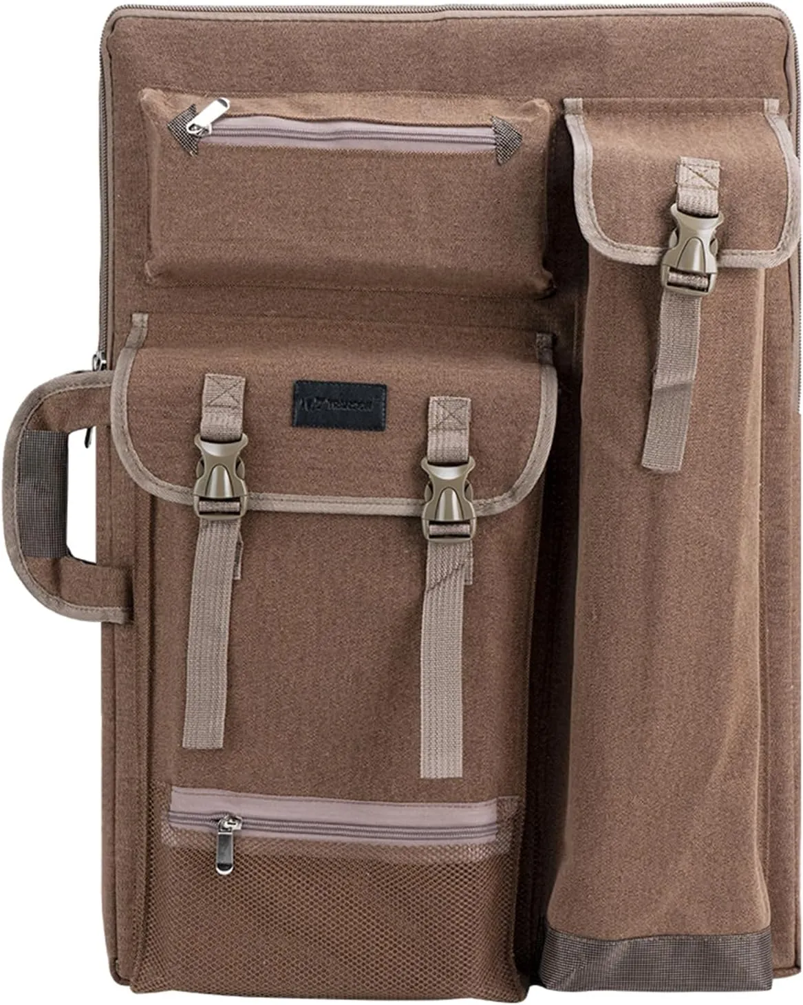 TRANSON Art Portfolio Case Artist Backpack Canvas Bag Large 26” x 19.5”